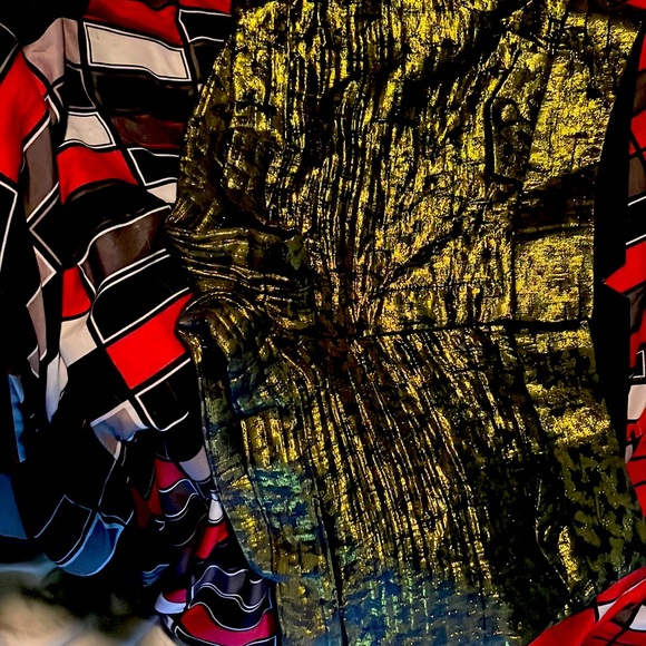 Gold and Black Shorts - Picture 1 of 2